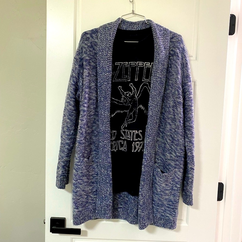 Blue BP sweater with pockets- super soft and cute